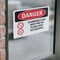 Signmission Flammable Gas Keep Fire Or Flame Away Danger Sign, Vinyl Decal, 14in W x 10in L, 2PK OS-2PACK-DS-D-1014-L-1235 - alternate 4